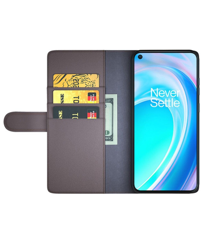 Étui OnePlus Nord CE 2 Lite 5G portefeuille en cuir premium