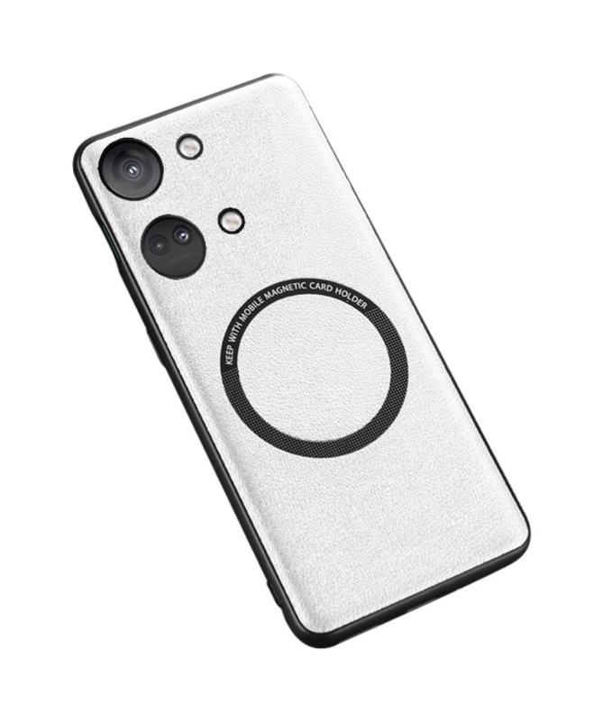 OnePlus Nord 3 5G - Coque Simili Cuir avec Cercle