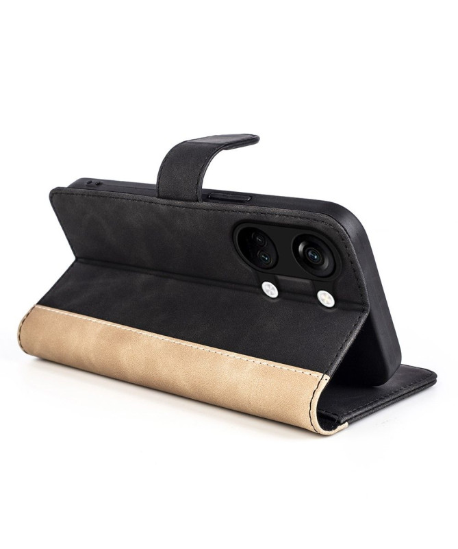 OnePlus Nord 3 5G - Housse Stand Folio Bicolore