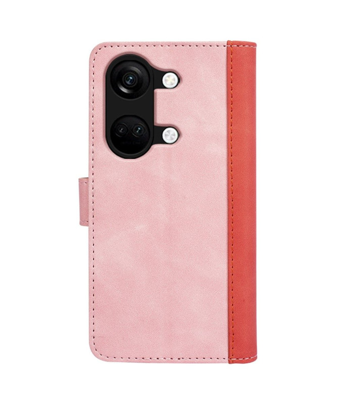 OnePlus Nord 3 5G - Housse Stand Folio Bicolore
