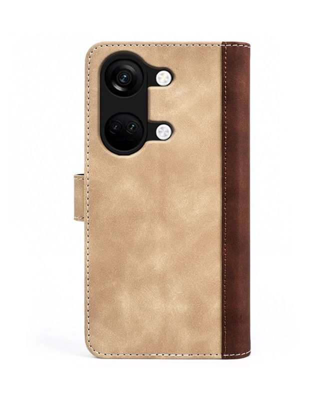 OnePlus Nord 3 5G - Housse Stand Folio Bicolore