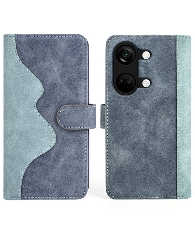 OnePlus Nord 3 5G - Housse Stand Folio Bicolore