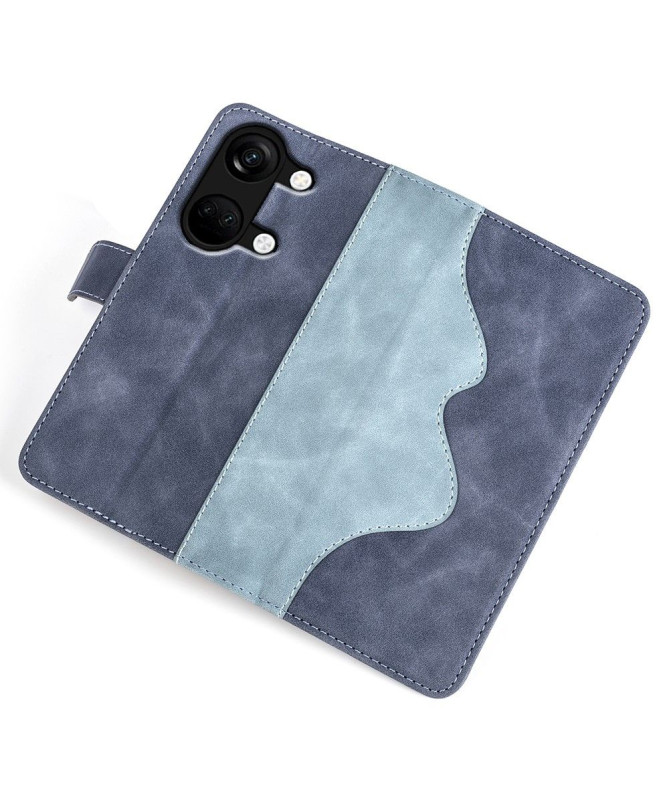 OnePlus Nord 3 5G - Housse Stand Folio Bicolore