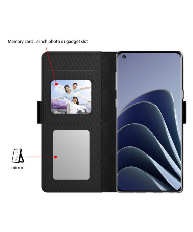 OnePlus Nord 3 5G - Housse premium porte cartes avec miroir