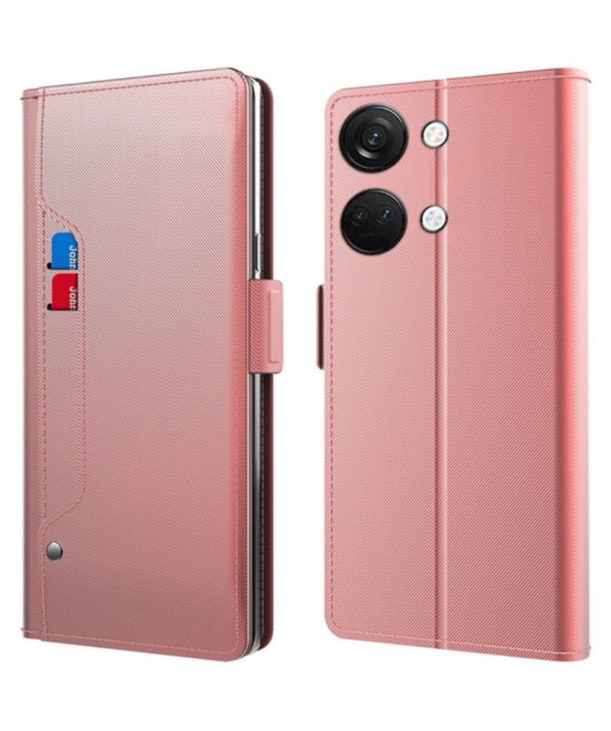 OnePlus Nord 3 5G - Housse premium porte cartes avec miroir