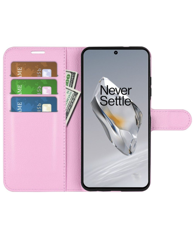 Housse OnePlus 12 portefeuille style cuir
