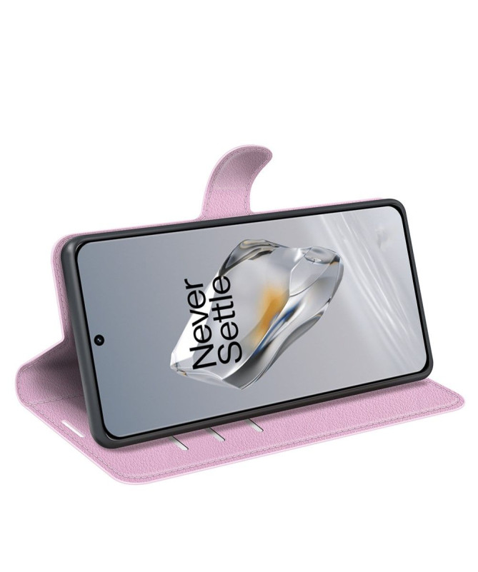 Housse OnePlus 12 portefeuille style cuir