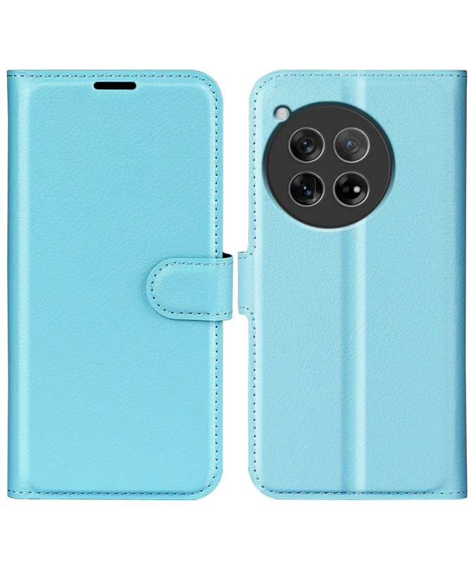 Housse OnePlus 12 portefeuille style cuir