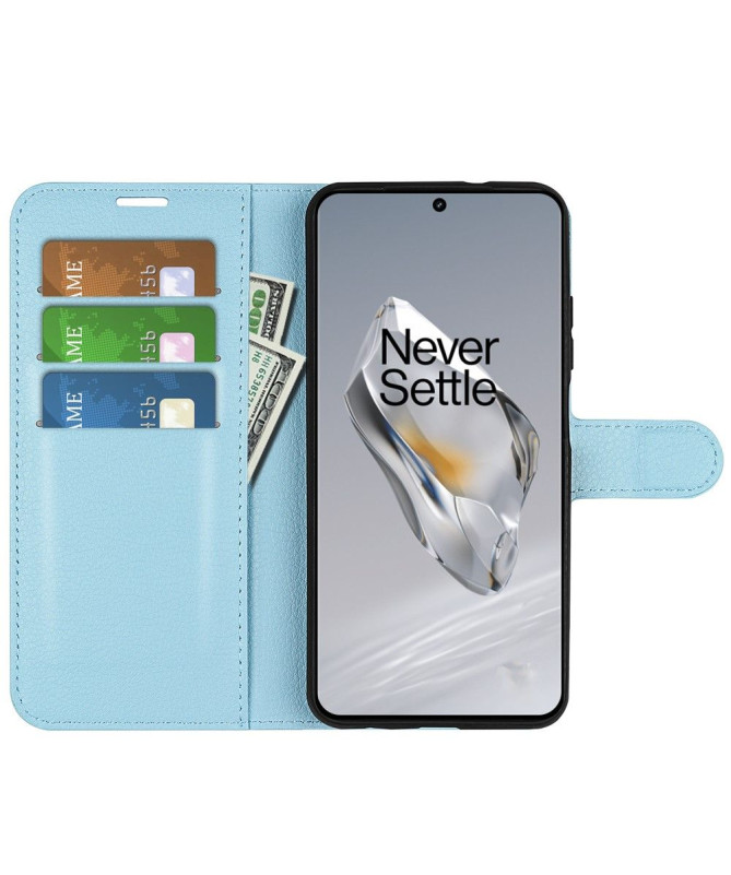 Housse OnePlus 12 portefeuille style cuir