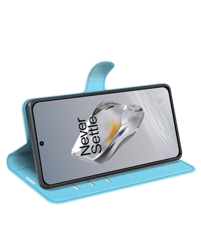 Housse OnePlus 12 portefeuille style cuir