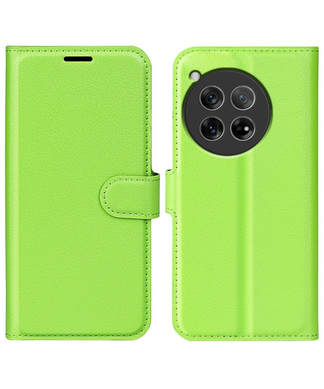 Housse OnePlus 12 portefeuille style cuir