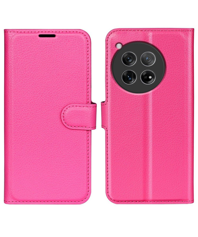 Housse OnePlus 12 portefeuille style cuir