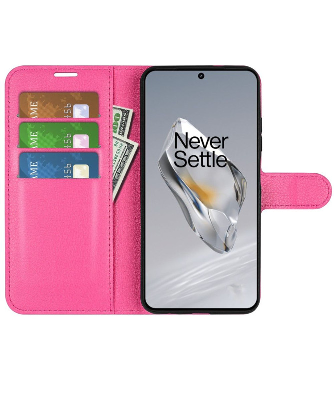 Housse OnePlus 12 portefeuille style cuir
