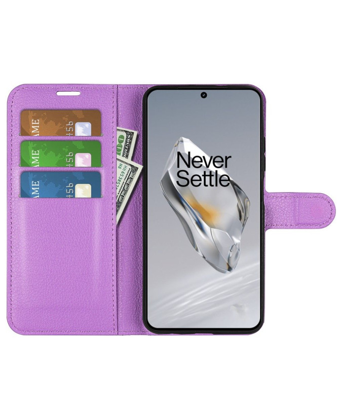 Housse OnePlus 12 portefeuille style cuir