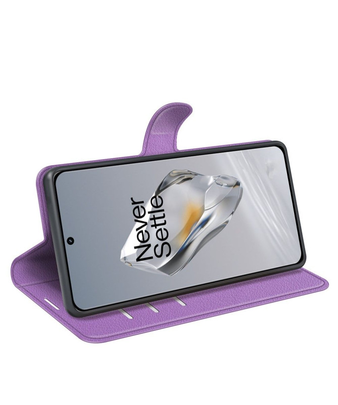 Housse OnePlus 12 portefeuille style cuir