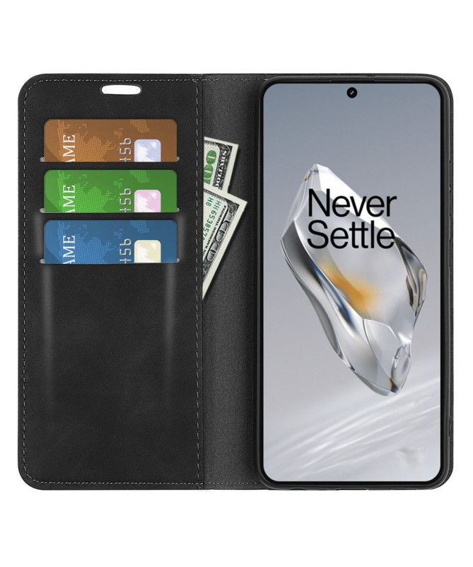 Étui OnePlus 12 simili cuir fonction stand