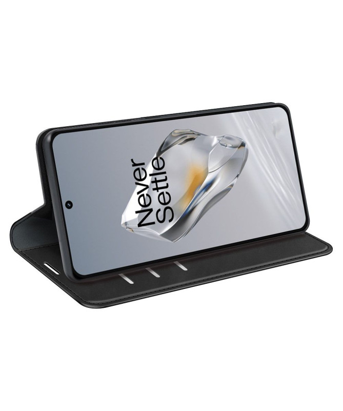 Étui OnePlus 12 simili cuir fonction stand