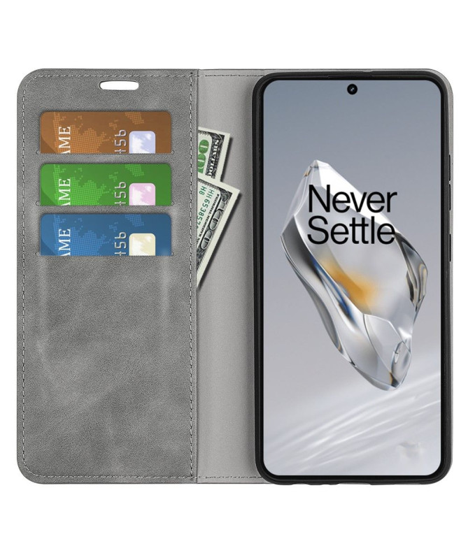 Étui OnePlus 12 simili cuir fonction stand