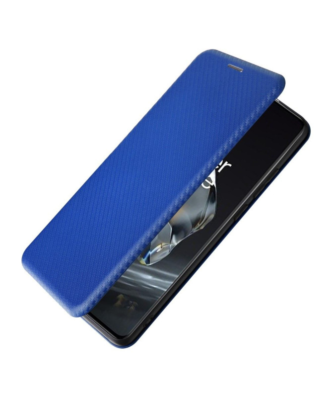 Housse OnePlus 12 simili cuir fibre de carbone