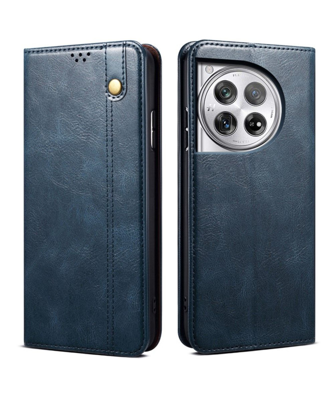 Housse OnePlus 12 Ernestine coutures apparentes