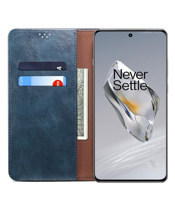 Housse OnePlus 12 Ernestine coutures apparentes