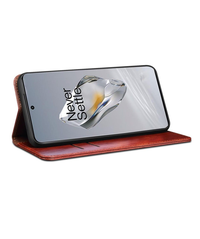 Housse OnePlus 12 Ernestine coutures apparentes