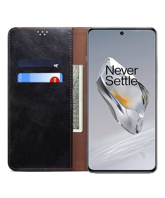 Housse OnePlus 12 Ernestine coutures apparentes