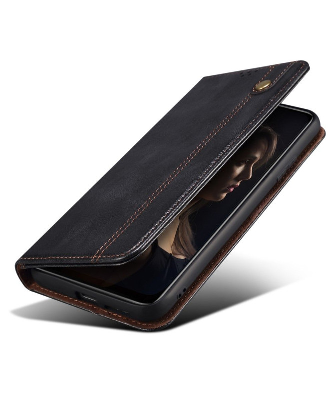 Housse OnePlus 12 Ernestine coutures apparentes