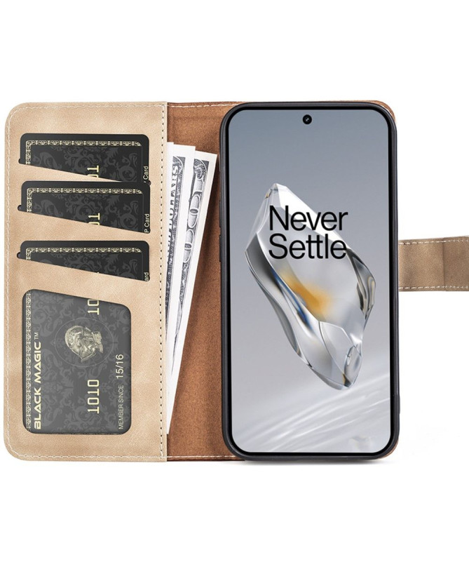 Housse OnePlus 12 Stand Folio Bicolore