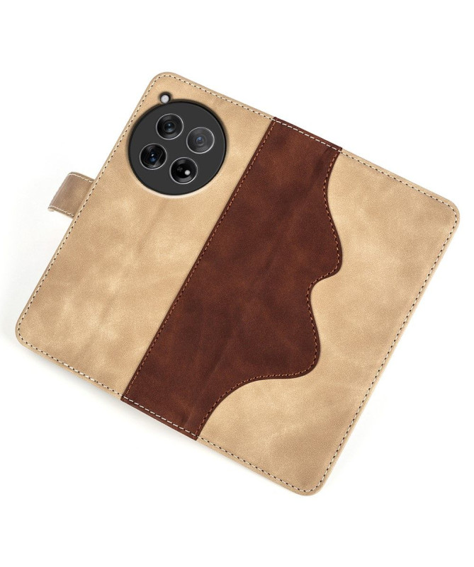 Housse OnePlus 12 Stand Folio Bicolore