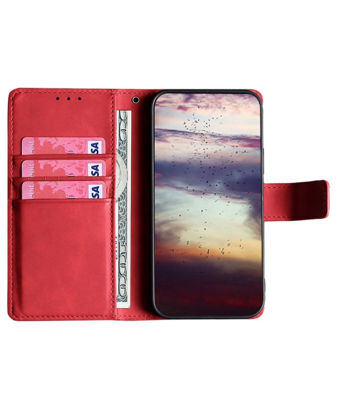 Housse OnePlus 12 simili cuir effet peau de crocodile