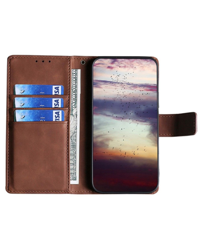 Housse OnePlus 12 simili cuir effet peau de crocodile