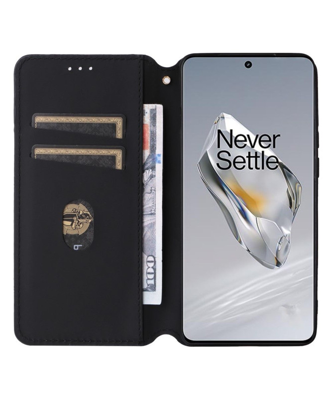 Housse OnePlus 12 flip cover design géométrie