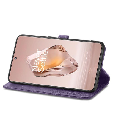 Housse OnePlus 12R Mandala Relief Violet - photo 18