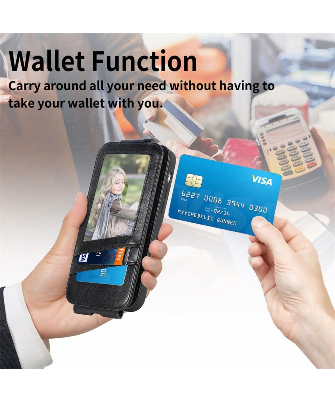 Housse OnePlus 12 Rabat Vertical Porte-Cartes