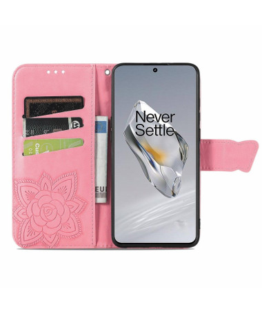 Housse OnePlus 12 Papillon Relief