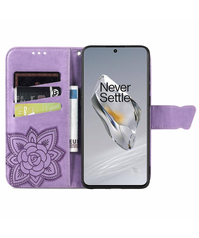 Housse OnePlus 12 Papillon Relief