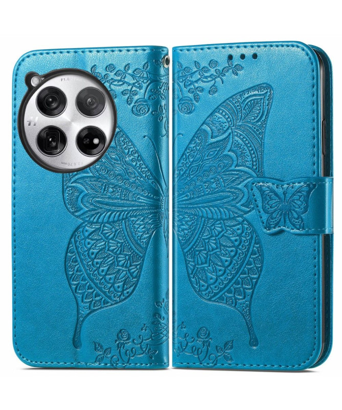 Housse OnePlus 12 Papillon Relief