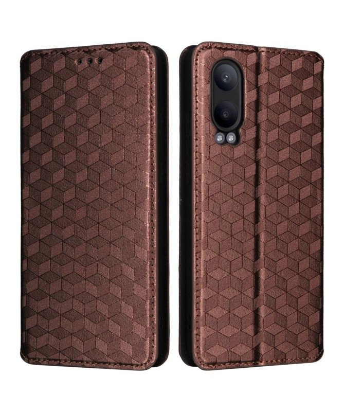 Housse OnePlus Nord CE 4 Lite 5G flip cover design géométrie