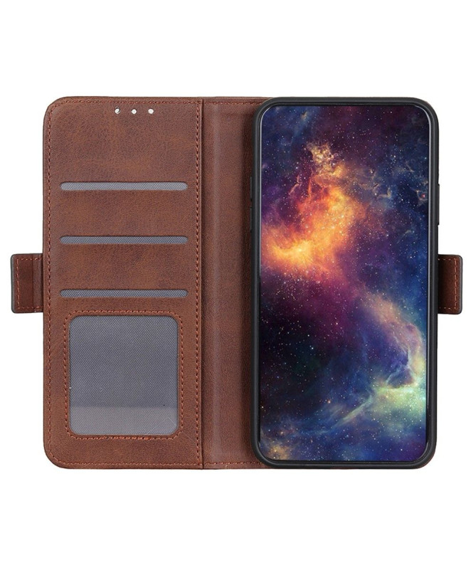 Étui OnePlus Nord CE 4 Lite 5G portefeuille revêtement simili cuir mat