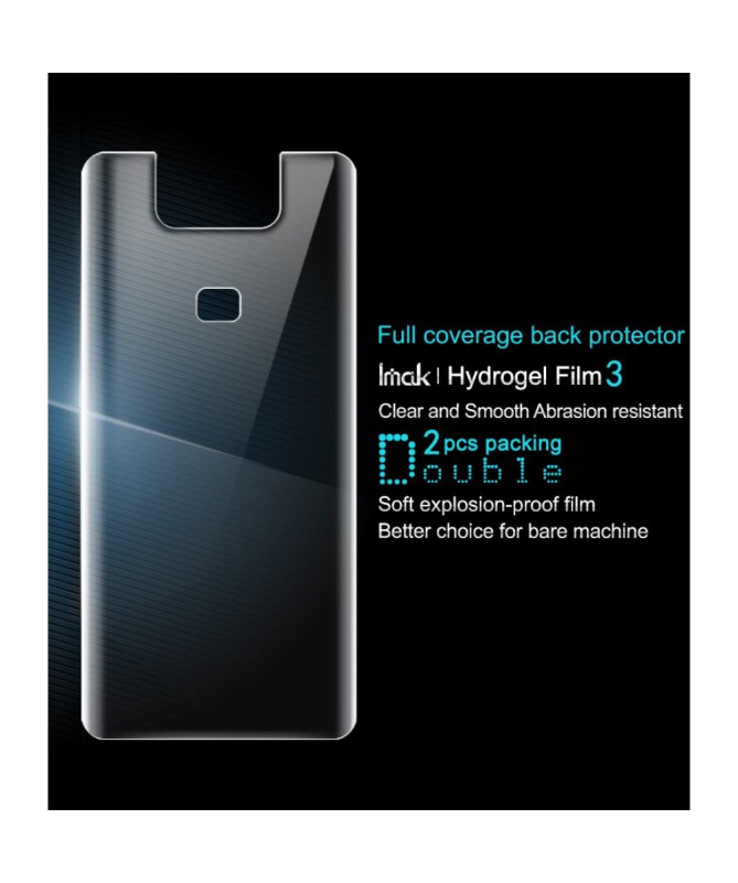 Asus Zenfone 6 - 2 films de protection arrière en hydrogel