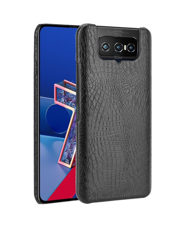 Coque Asus Zenfone 7 effet peau de croco