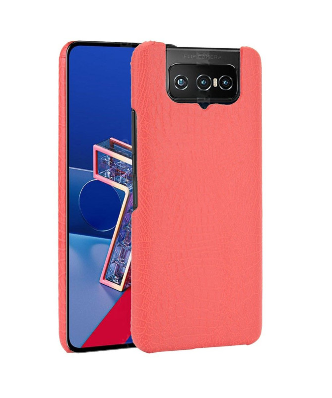 Coque Asus Zenfone 7 effet peau de croco