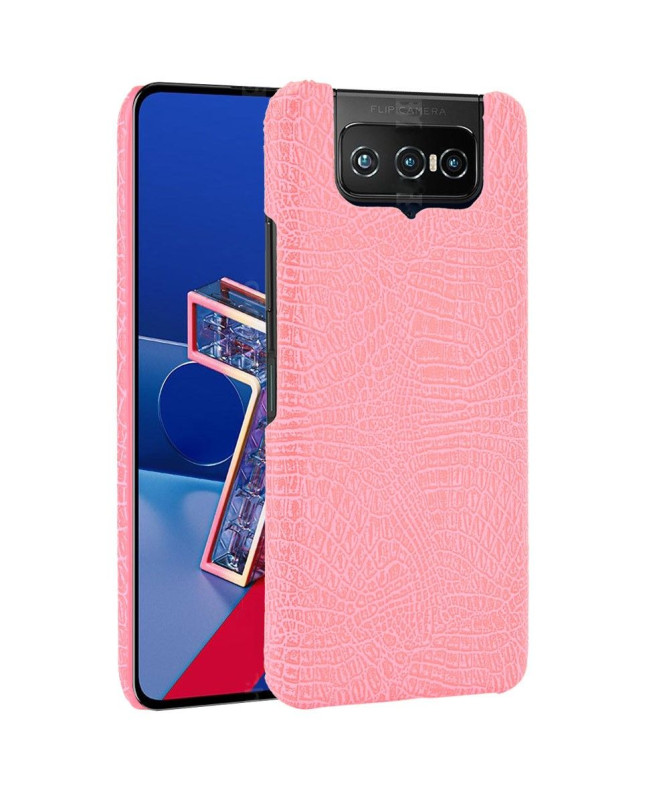 Coque Asus Zenfone 7 effet peau de croco