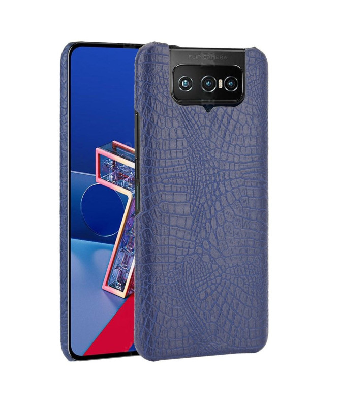 Coque Asus Zenfone 7 effet peau de croco