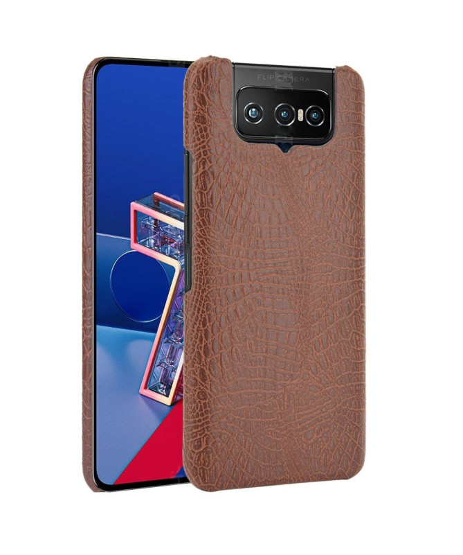 Coque Asus Zenfone 7 effet peau de croco