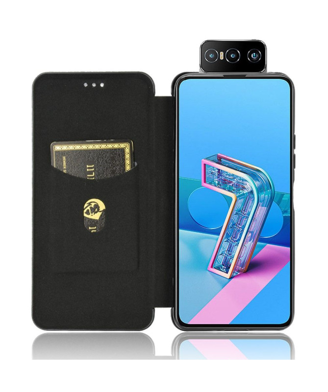 Housse Asus Zenfone 7 / Zenfone 7 Pro Effet Fibre de Carbone