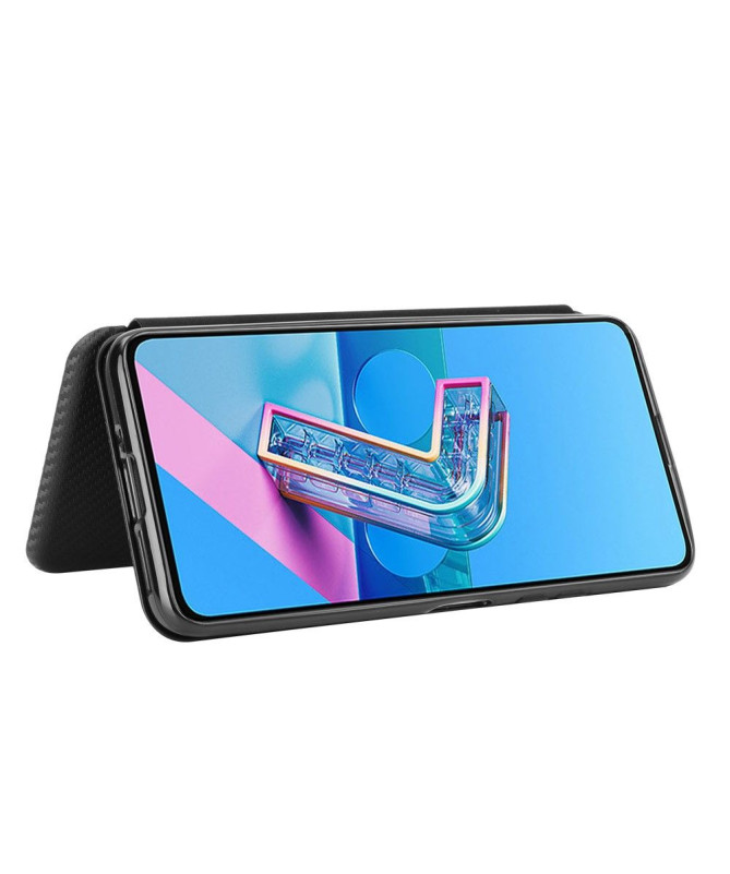 Housse Asus Zenfone 7 / Zenfone 7 Pro Effet Fibre de Carbone