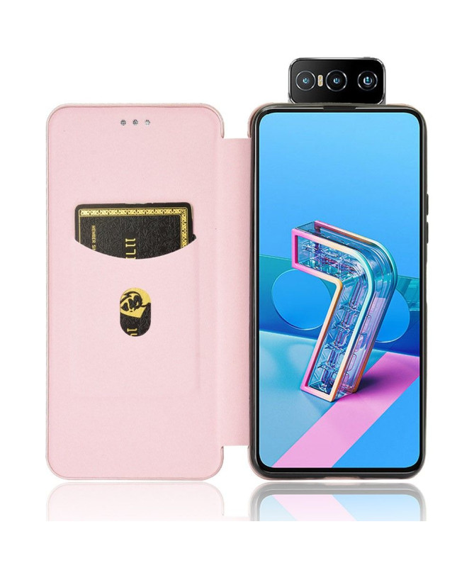 Housse Asus Zenfone 7 / Zenfone 7 Pro Effet Fibre de Carbone