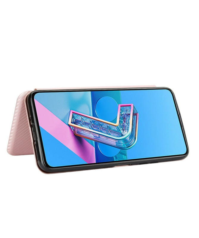 Housse Asus Zenfone 7 / Zenfone 7 Pro Effet Fibre de Carbone